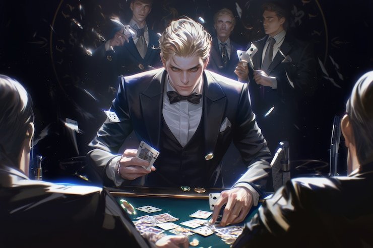 Player interface showing ante and raise buttons on slotgembira link