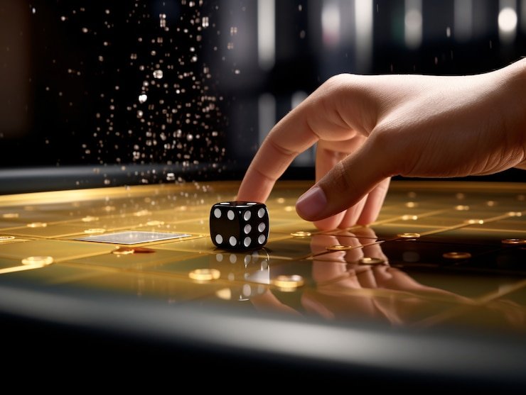 Live dealer studio with multi-camera feed